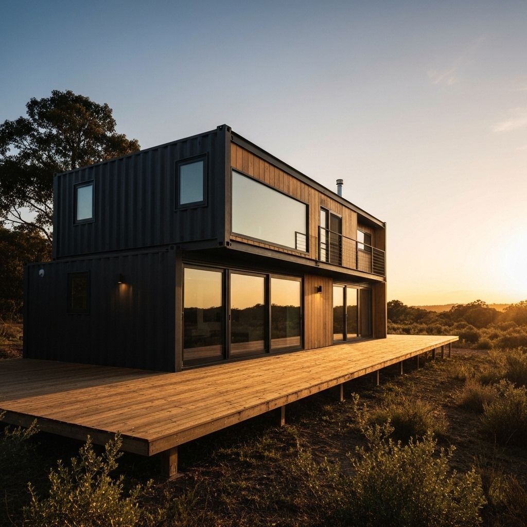 Современный дом из контейнеров